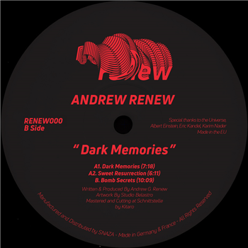 Andrew Renew - Dark Memories EP - Renew
