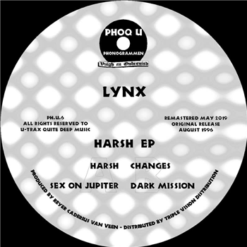 Lynx - Harsh EP (2019 Remaster) - Phoq U Phonogrammen