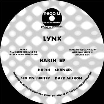 Lynx - Harsh EP (2019 Remaster) - Phoq U Phonogrammen Lynx - Harsh EP (2019 Remaster) - Phoq U Phonogrammen