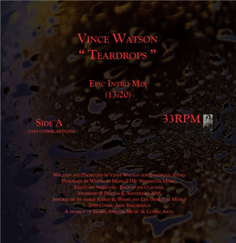 Vince Watson / Joaquin Joe Claussell - Teardrops - Cosmic Arts Sacred Rhythm