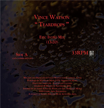 Vince Watson / Joaquin Joe Claussell - Teardrops - Cosmic Arts Sacred Rhythm Vince Watson / Joaquin Joe Claussell - Teardrops - Cosmic Arts Sacred Rhythm