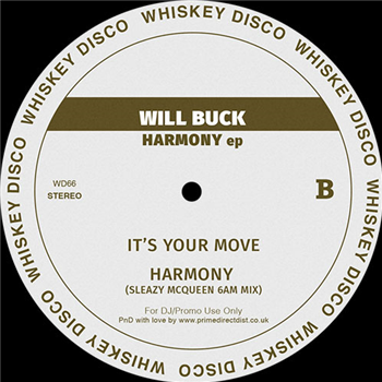 Will Buck - Harmony EP - Whiskey Disco