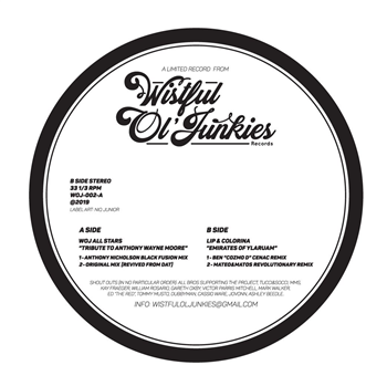Wistful Ol Junkies All Stars / Lip & Colo - Wistful Ol Junkies Wistful Ol Junkies All Stars / Lip & Colo - Wistful Ol Junkies