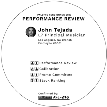 John Tejada - Performance Review - Palette Recordings John Tejada - Performance Review - Palette Recordings