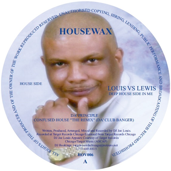 DJ Joe Lewis - Louis vs. Lewis - Housewax