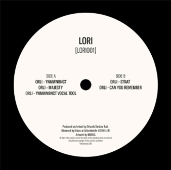 Orli - LORI001 EP - lori