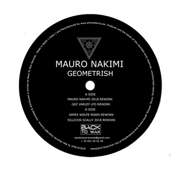 Mauro Nakimi - Geometrish - BACK TO WAX RECORDS 
