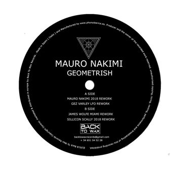 Mauro Nakimi - Geometrish - BACK TO WAX RECORDS Mauro Nakimi - Geometrish - BACK TO WAX RECORDS