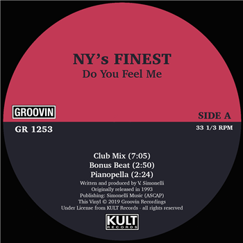 N.Y.s FINEST - DO YOU FEEL ME - Groovin Recordings