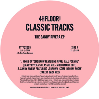 The Sandy Rivera EP (Moodymann Remix) - Various Artists - 4 TO THE FLOOR