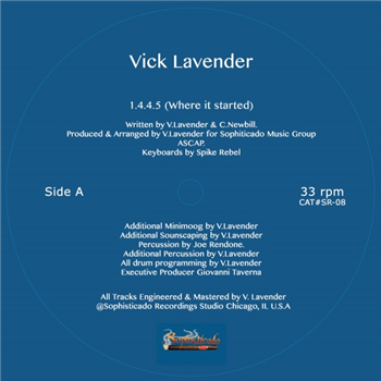 Vick Lavender - 1.4.4.5 - Sophisticado Recordings