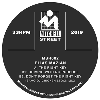 Elias Mazian - The Right Key EP - Mitchell Street Records