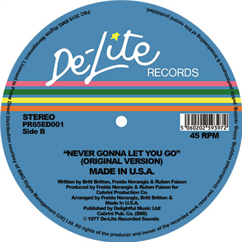 Made In USA - Never Gonna To Let You Go (Theo Parrish Ugly Edit) - DE-LITE