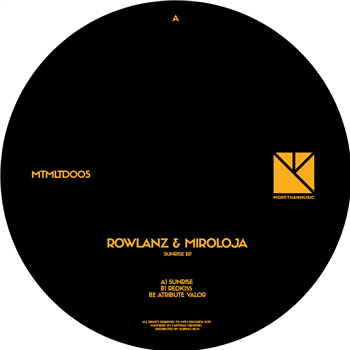 Rowlanz & Miroloja - Sunrise EP - MTM