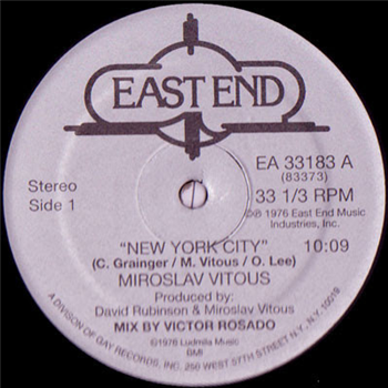 Miroslav Vitous - New York City - EAST END RECORDS