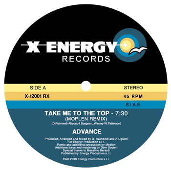 Advance - Take It To The Top (Moplen / Massimo Berardi Remixes) - X-Energy Records