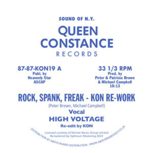 High Voltage / Chain Reaction - Rock, Spank, Freak (KON Re-work) / Dance Freak (Moplen Re-freak) - QUEEN CONSTANCE