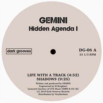 GEMINI / SPENCER KINCY - Hidden Agenda / Tangled Thoughts - Dark Groove Records