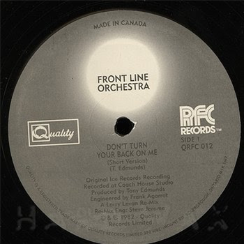 Front Line Orchestra - Dont Turn Your Back On Me - Quality