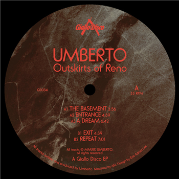 UMBERTO - OUTSKIRTS OF RENO  - Giallo Disco