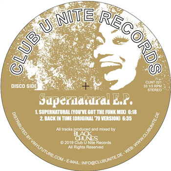 Black Chunes - Supernatural E.P. - Club U Nite