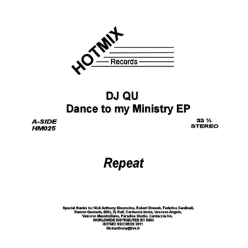 DJ QU - Dance To My Mistery - Hotmix Records