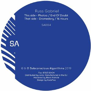 Russ GABRIEL - SA 004 - Subconscious Algorithms