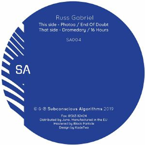 Russ GABRIEL - SA 004 - Subconscious Algorithms Russ GABRIEL - SA 004 - Subconscious Algorithms