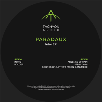 Paradaux - Intro E.P. - Tachyon Audio