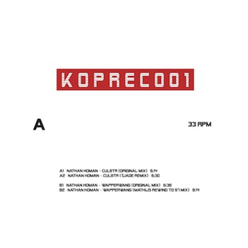 NATHAN HOMAN - KOPREC001 - KopjeK Records