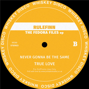 Rulefinn - The Fedora Files EP - Whiskey Disco