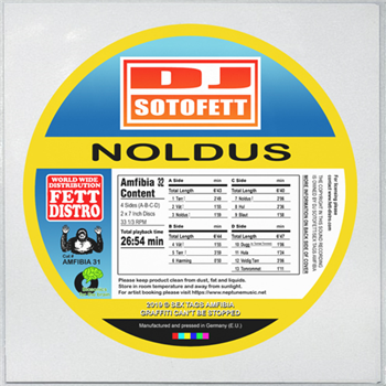 DJ SOTOFETT - Noldus (2x7") - SEX TAGS AMFIBIA