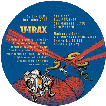 P.A. Presents - Sax Madness EP ( incl. poster ) - U-Trax