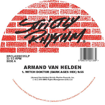 Armand Van Helden - Witch Doktor (Inc. Illyus & Barrientos / Serge Santiago Remixes) - STRICTLY RHYTHM