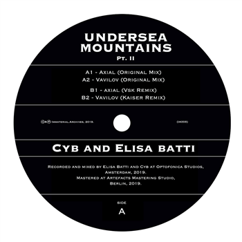 CYB AND ELISA BATTI - UNDERSEA MOUNTAINS PT.II - IMMATERIAL.ARCHIVES CYB AND ELISA BATTI - UNDERSEA MOUNTAINS PT.II - IMMATERIAL.ARCHIVES