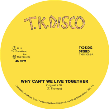 TIMMY THOMAS - WHY CANT WE LIVE TOGETHER (LATE NITE TUFF GUY REWORK)  - TK Disco