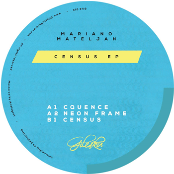 Mariano Mateljan - Census EP [180 grams / label sleeve] - Gilesku Records