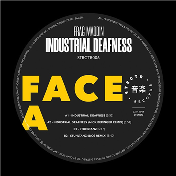 Frag Maddin - Industrial Deafness - STRCTR Records Frag Maddin - Industrial Deafness - STRCTR Records
