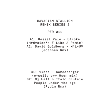 Various Artists - Bavarian Stallion Remix Series 2 - RFR-Records