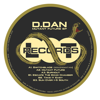 D.Dan - Mutant Future EP (Gold Marbled Vinyl) - Lobster Theremin