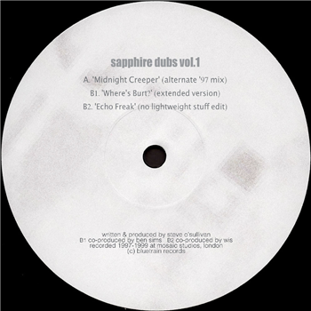 Bluetrain - Sapphire Dubs vol.1 - Bluetrain Bluetrain - Sapphire Dubs vol.1 - Bluetrain