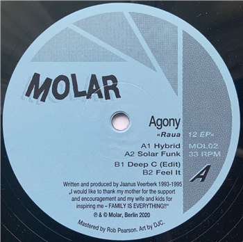 Agony - Raua 12 EP - MOLAR