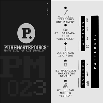 Various Artists - Patterns #2 (Transparent Vinyl) - PUSHMASTER DISCS