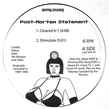 Post-Mortem Statement - Stimulate - Sabstract Records