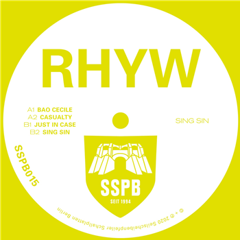 Rhyw - Sing Sin (Ltd. Edition) - Seilscheibenpfeiler Schallplatten Berlin