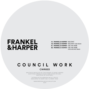 Frankel & Harper - Militant EP - Council Work