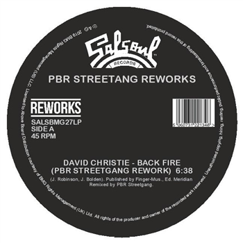 David Christie, The Destroyers - Back Fire / Lectric Love (PBR Streetgang Reworks) - SALSOUL