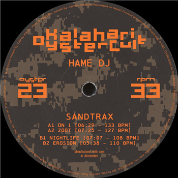 HAME DJ - SANDTRAX EP - Kalahari Oyster Cult 