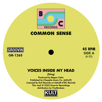 COMMON SENSE - VOICES INSIDE MY HEAD - Groovin Recordings