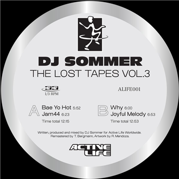 DJ Sommer - The Lost Tapes Vol.3 - Active Life Worldwide DJ Sommer - The Lost Tapes Vol.3 - Active Life Worldwide